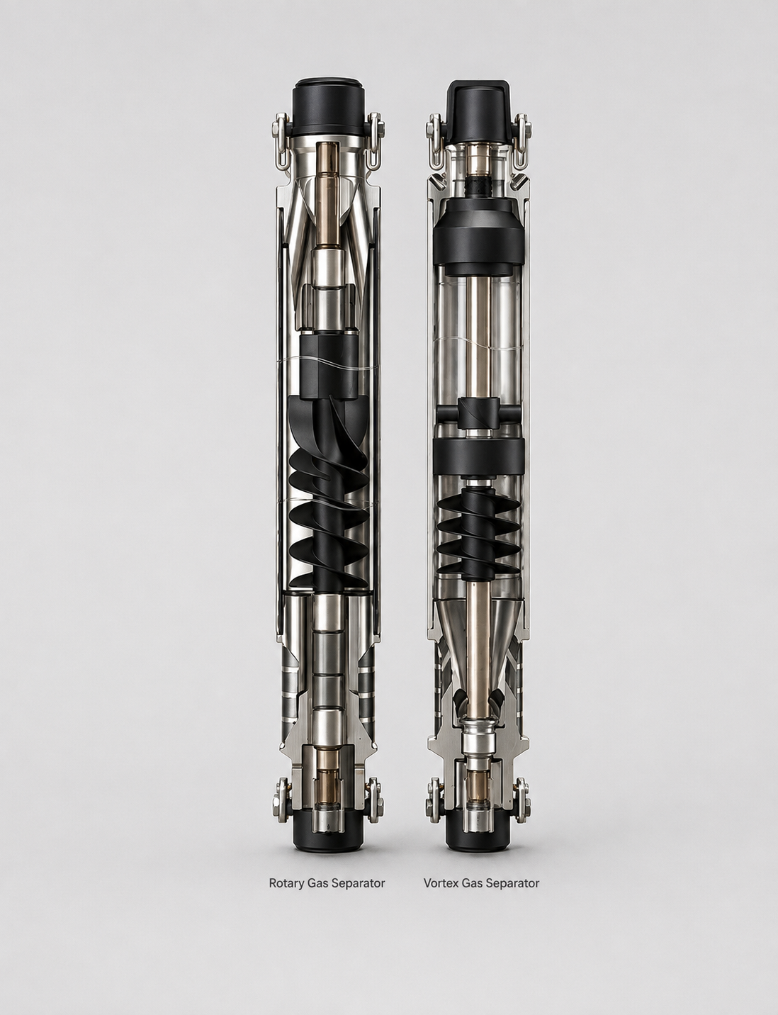 elecric submersible pumps gas handler to hanle gas in the pumps