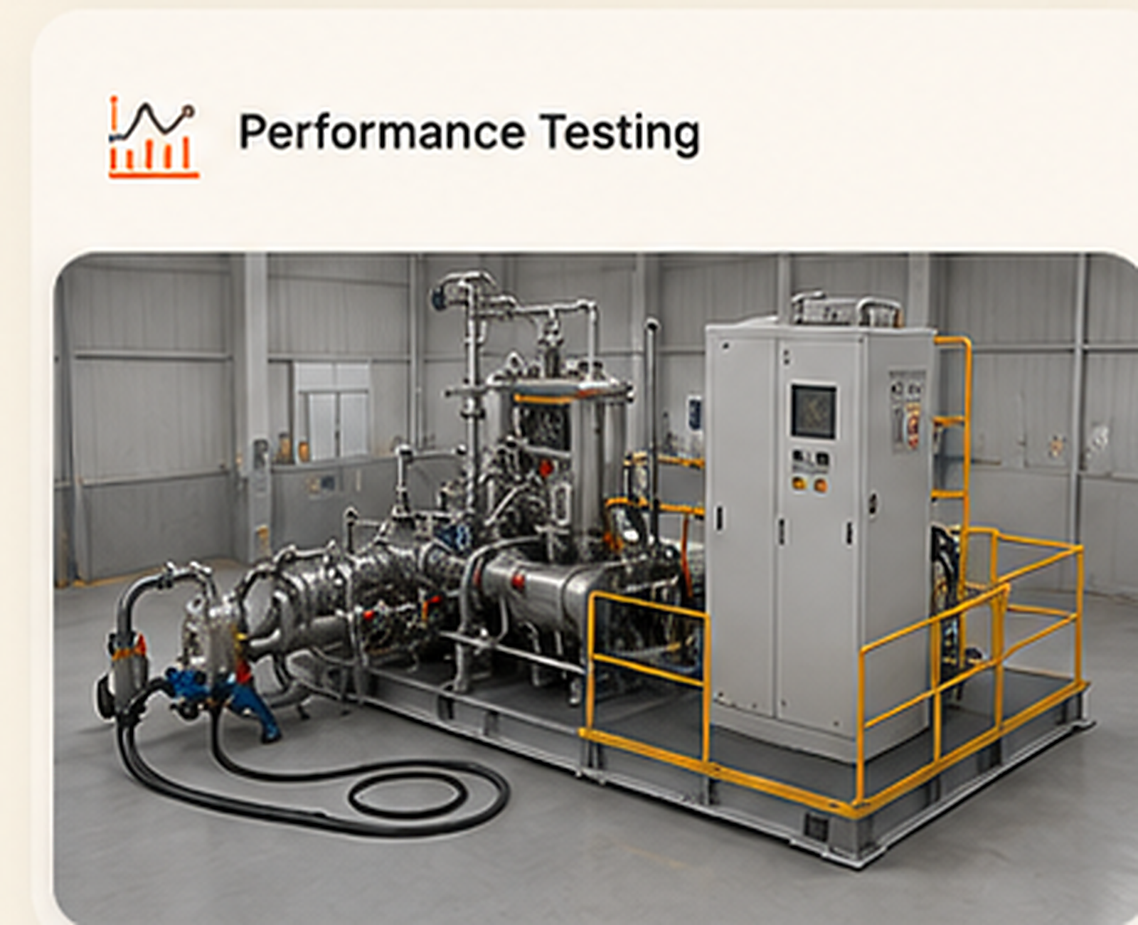 ESP Performance Testing System for Oil and Gas Production Applications